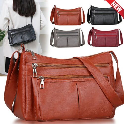 Women Shoulder Bags Handbag Crossbody Phone Purse Pack PU Leather Messenger Bag